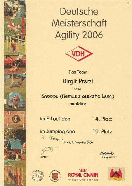 Urkunde 2006